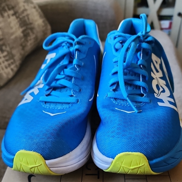 Hoka Rocket X Blue Running Shoes - Picture 2 of 7